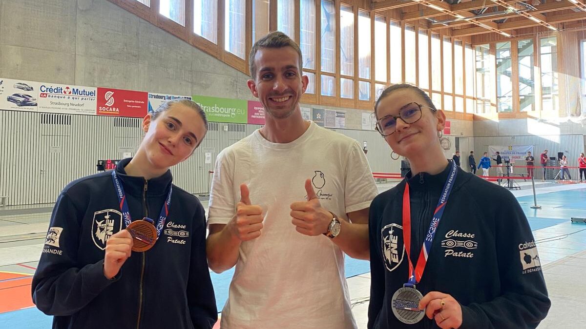 Ninon Hartvick et Emma Falconnet-Biziou médaillés au championnat de France N2 des moins de 20 ans